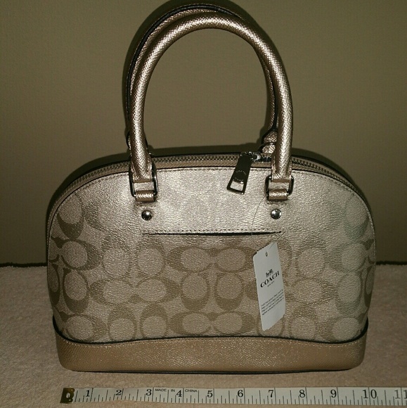 Coach mini satchel purse - Picture 2 of 5